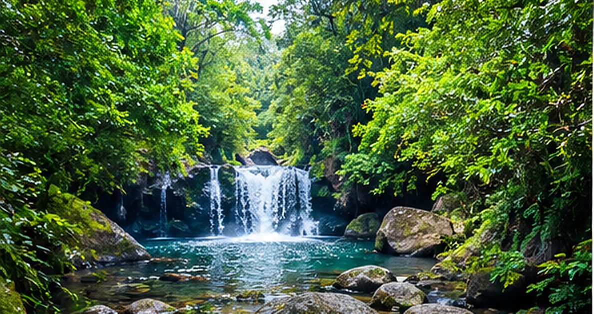 Rivers and waterfalls of the interior